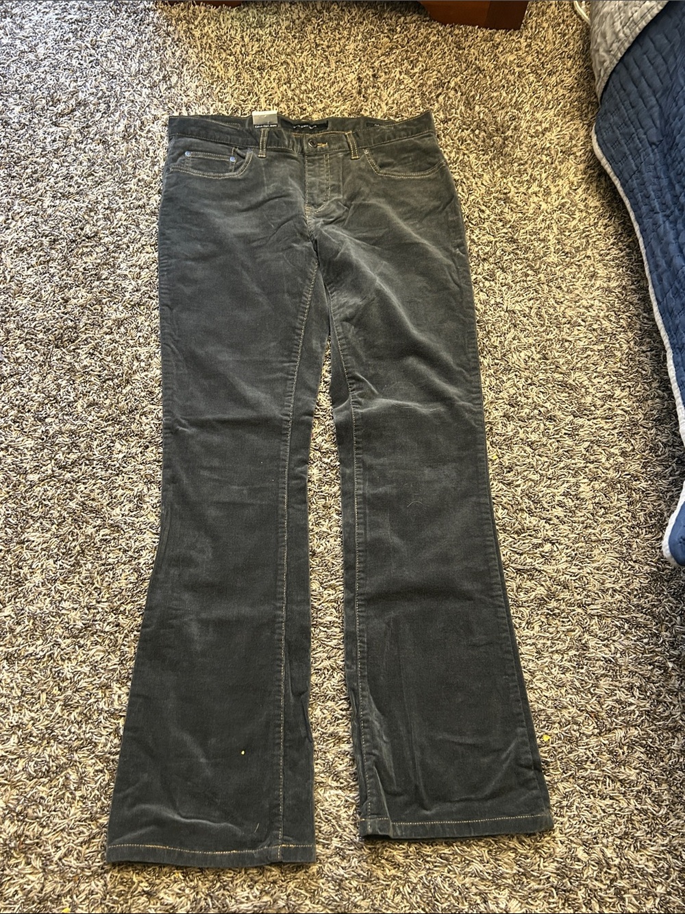 Calvin Klein Black Flare Corduroy Jeans